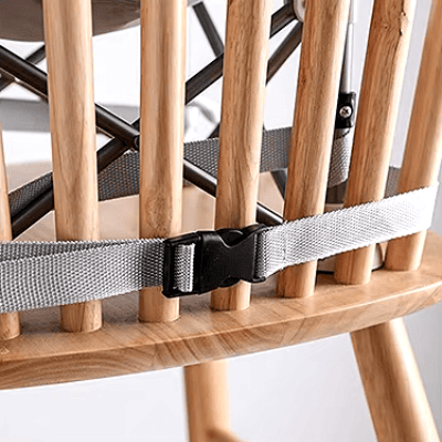 Chaise Pliante - BabyBoosterSeat™ - Gris - Mon bébé Gourmand