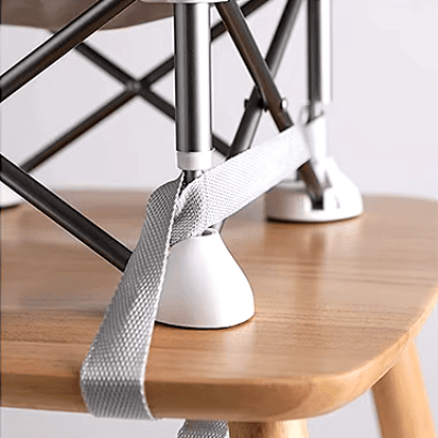 Chaise Pliante - BabyBoosterSeat™ - Gris - Mon bébé Gourmand