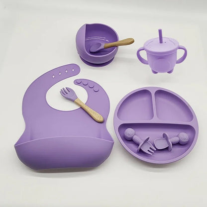 Vaisselle Bebe - TablewareBabySet™ - Violet - monbebegourmand
